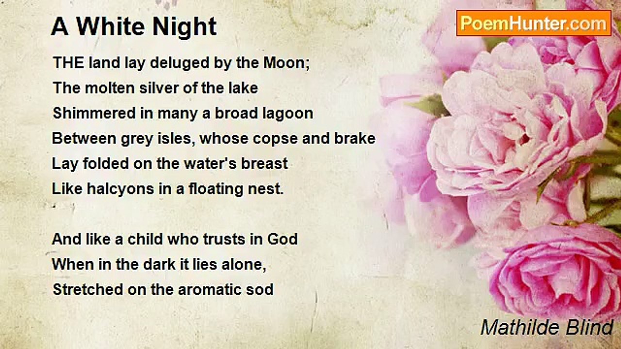 Mathilde Blind - A White Night