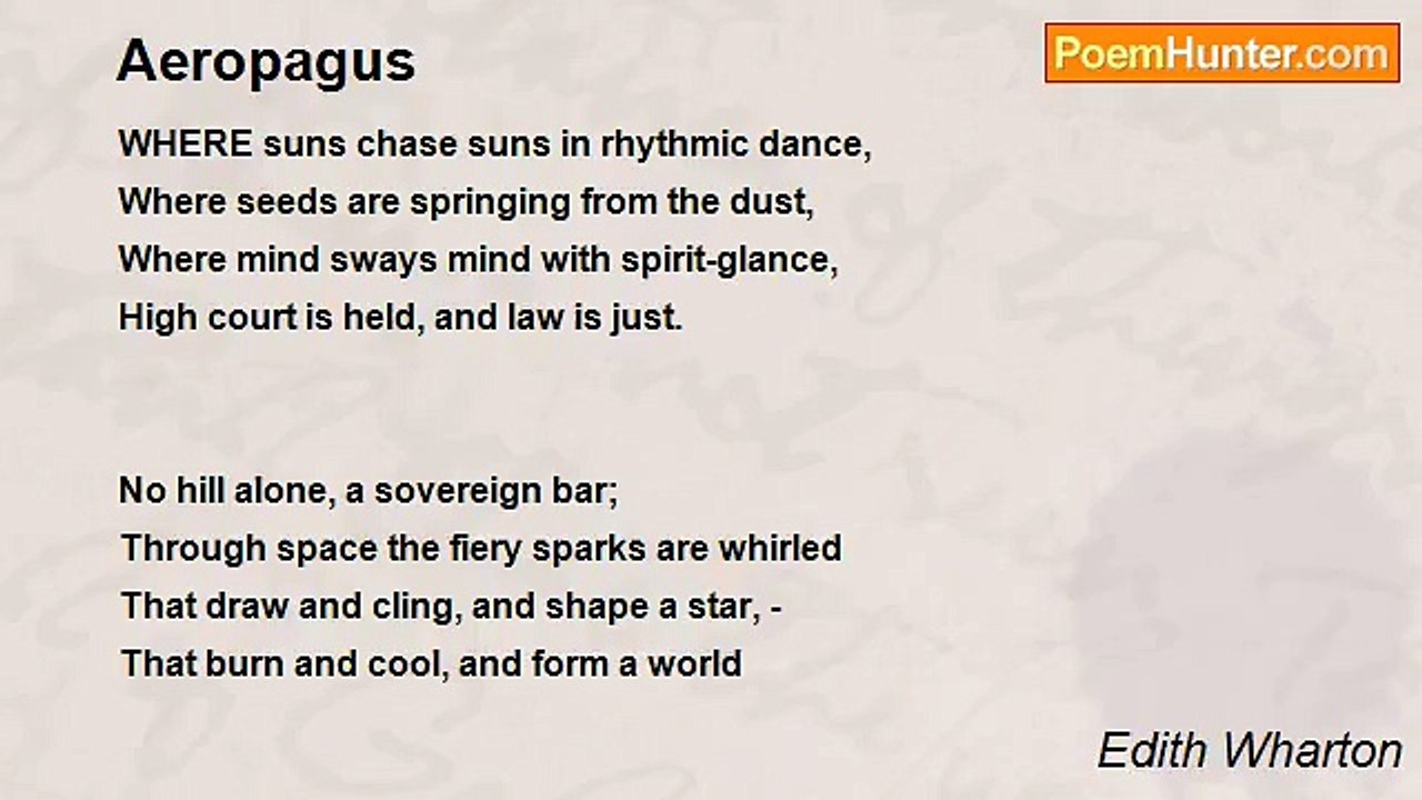 Edith Wharton - Aeropagus