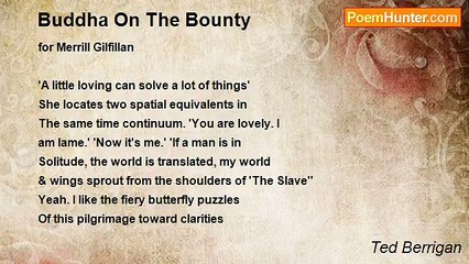 Ted Berrigan - Buddha On The Bounty