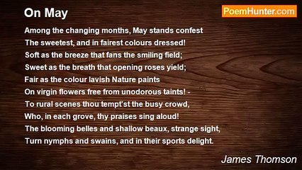 James Thomson - On May
