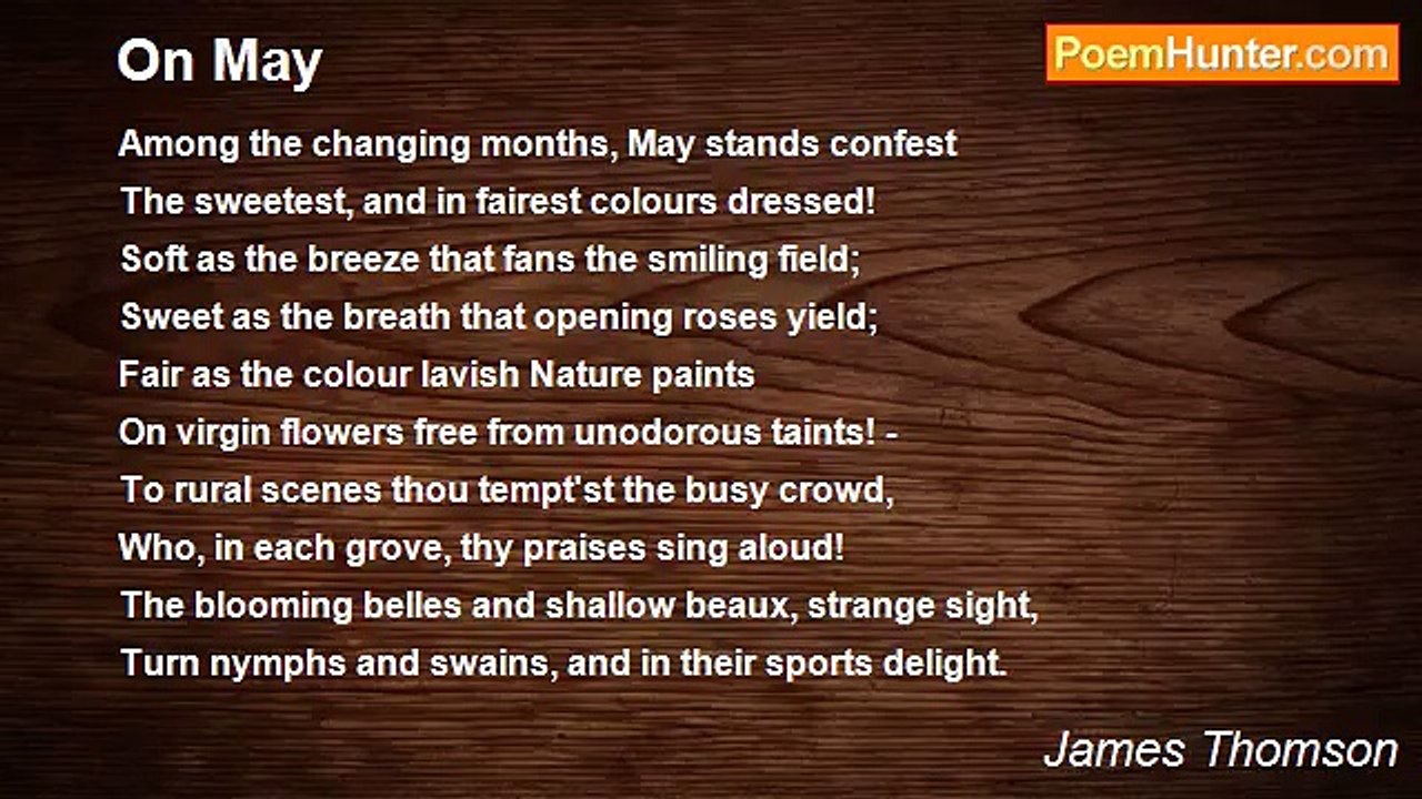 James Thomson - On May