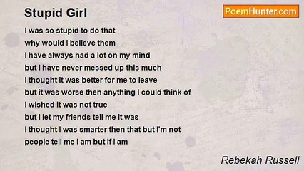 Rebekah Russell - Stupid Girl