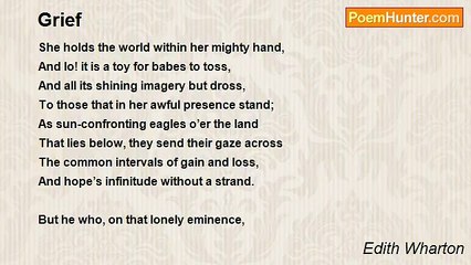 Edith Wharton - Grief