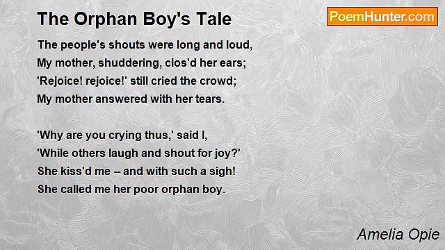 Amelia Opie - The Orphan Boy's Tale