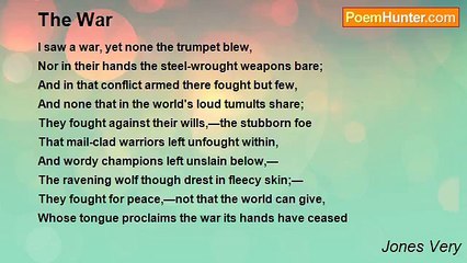 Jones Very - The War