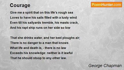 George Chapman - Courage