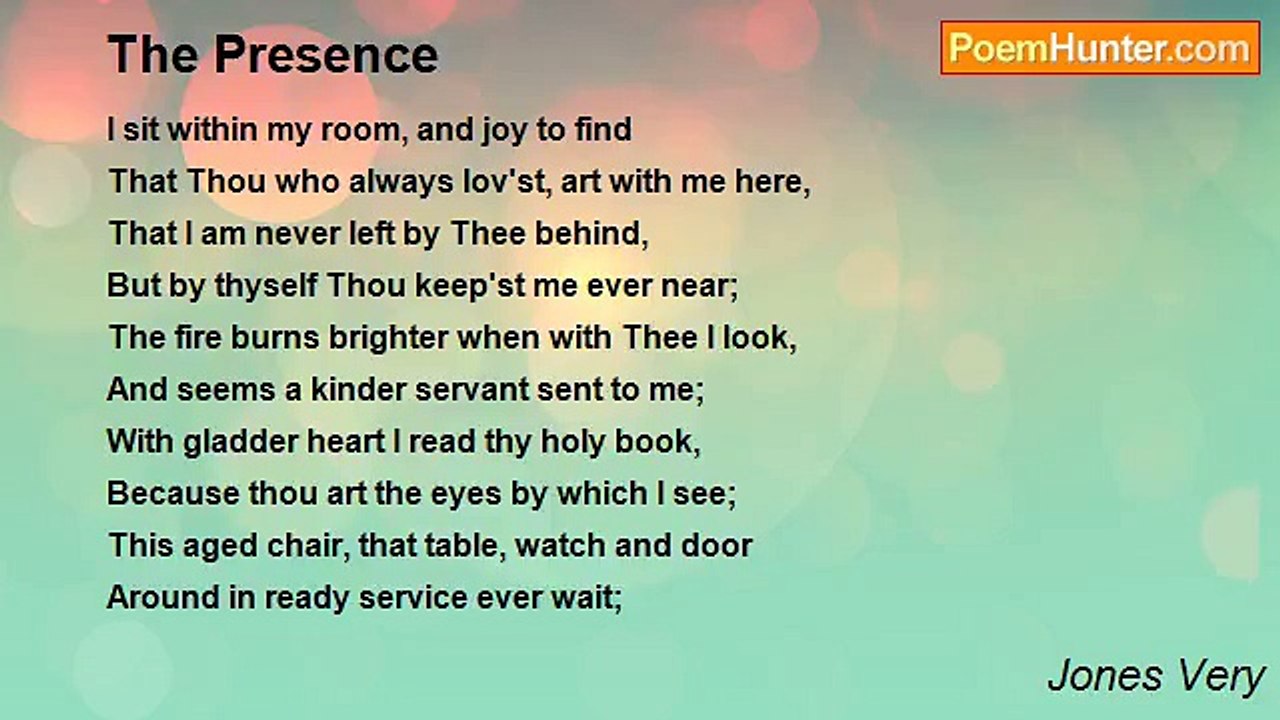 Jones Very - The Presence