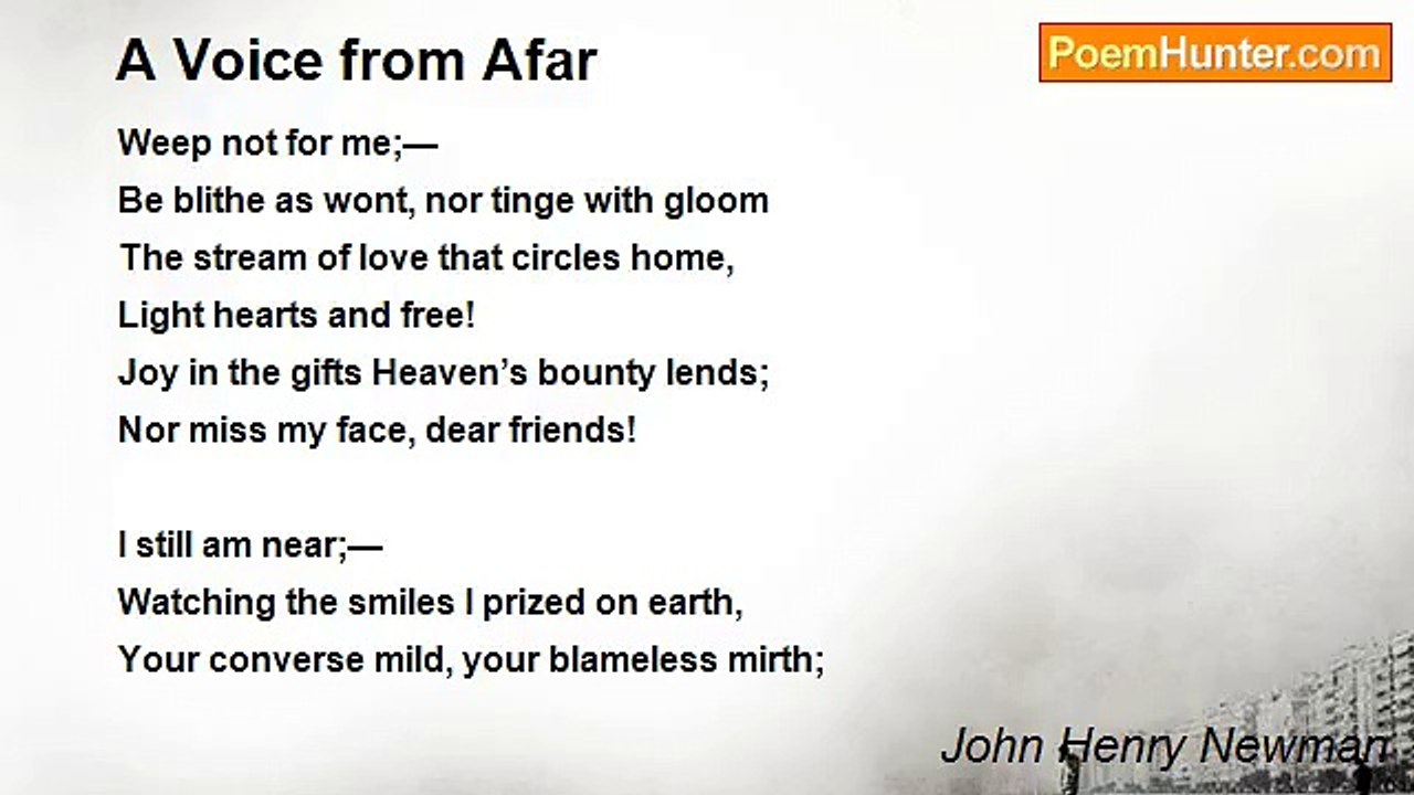 John Henry Newman - A Voice from Afar