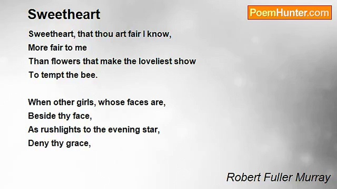 Robert Fuller Murray - Sweetheart