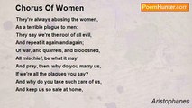 Aristophanes - Chorus Of Women