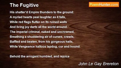 John Le Gay Brereton - The Fugitive