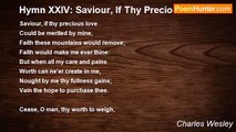 Charles Wesley - Hymn XXIV: Saviour, If Thy Precious Love