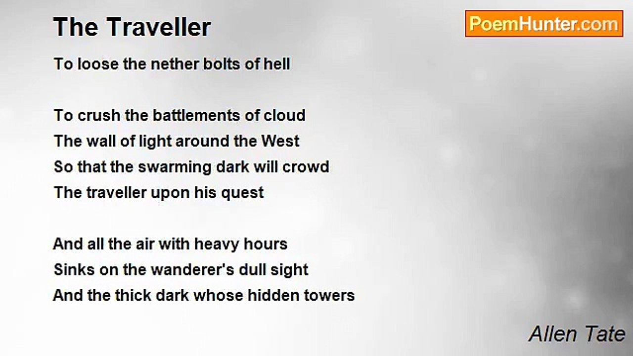 Allen Tate - The Traveller