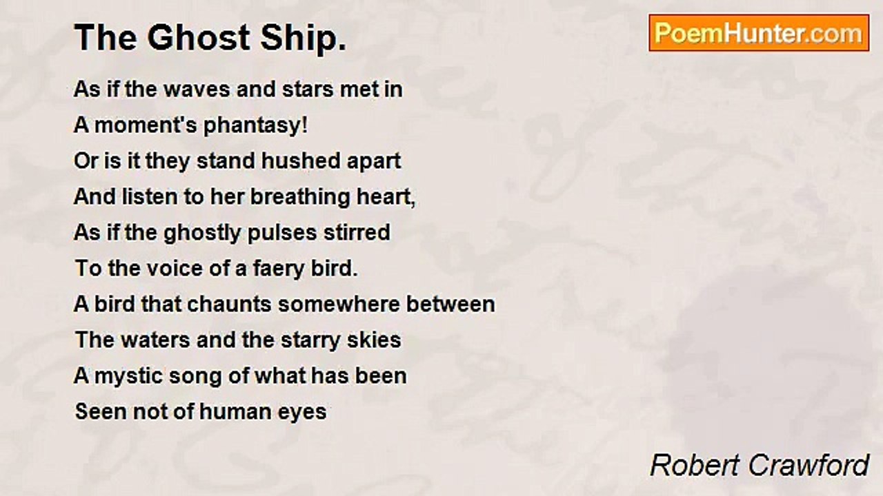 Robert Crawford - The Ghost Ship.