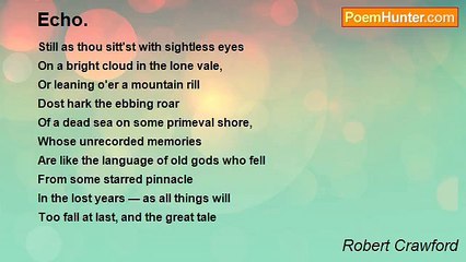 Robert Crawford - Echo.