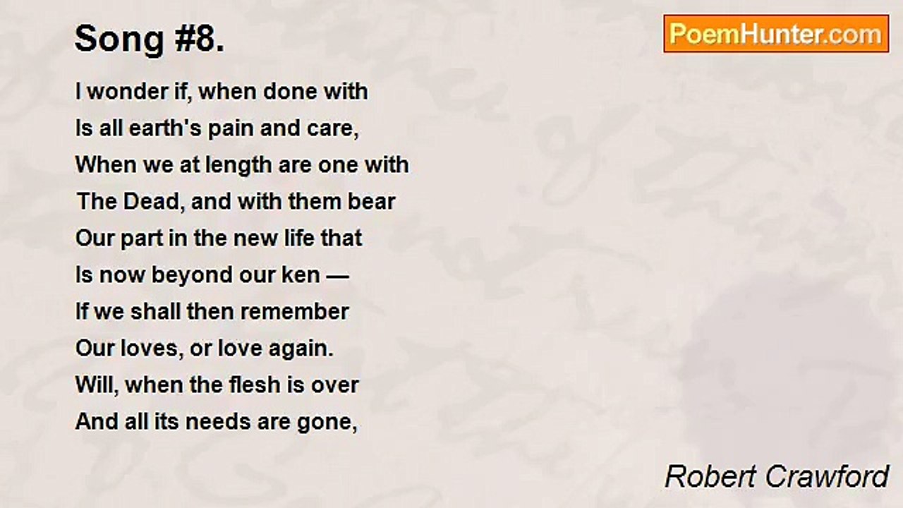 Robert Crawford - Song #8.