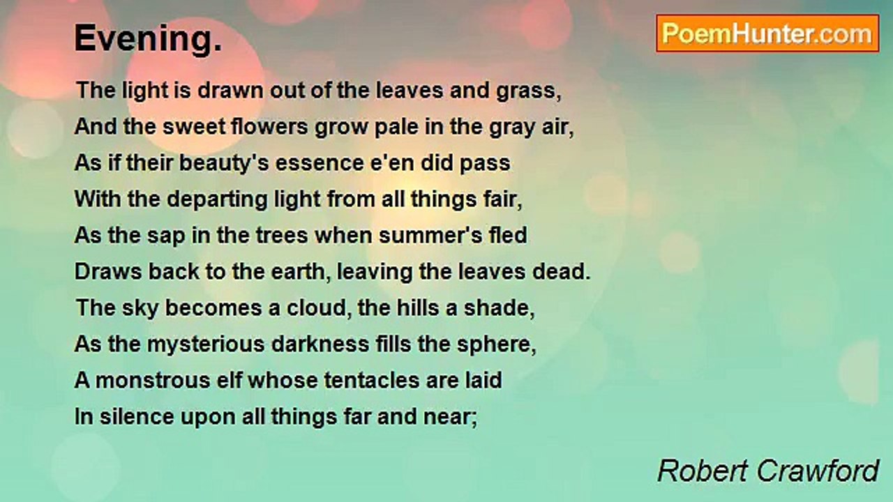 Robert Crawford - Evening.