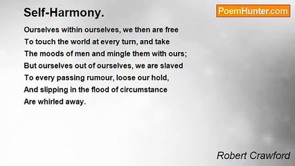 Robert Crawford - Self-Harmony.