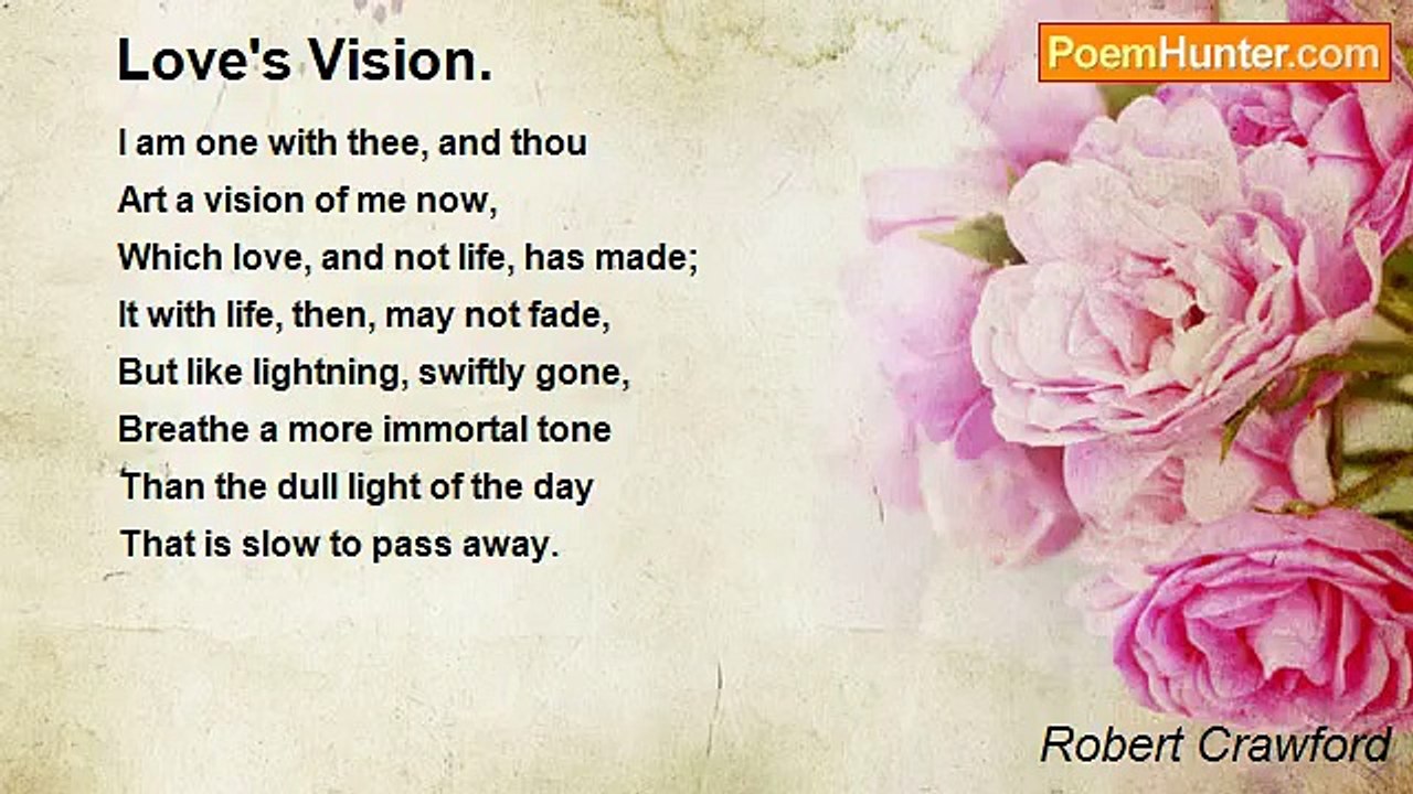 Robert Crawford - Love's Vision.