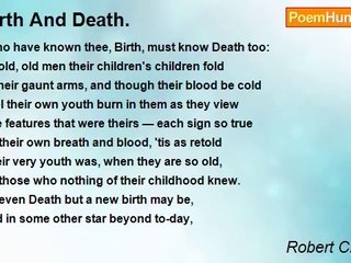 Robert Crawford - Birth And Death.