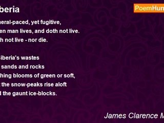 James Clarence Mangan - Siberia