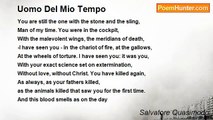 Salvatore Quasimodo - Uomo Del Mio Tempo