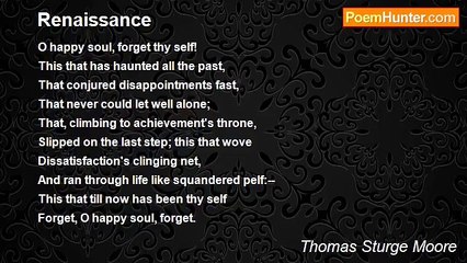 Thomas Sturge Moore - Renaissance