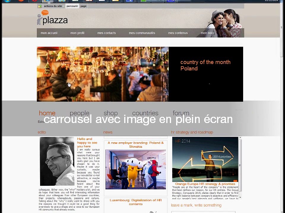 Tutoriel Plazza : Comment mettre en place un Carrousel sur une page