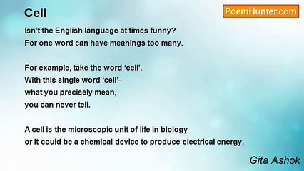 Gita Ashok - Cell