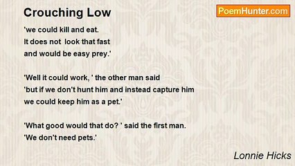 Lonnie Hicks - Crouching Low