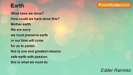 Edder Ramirez - Earth