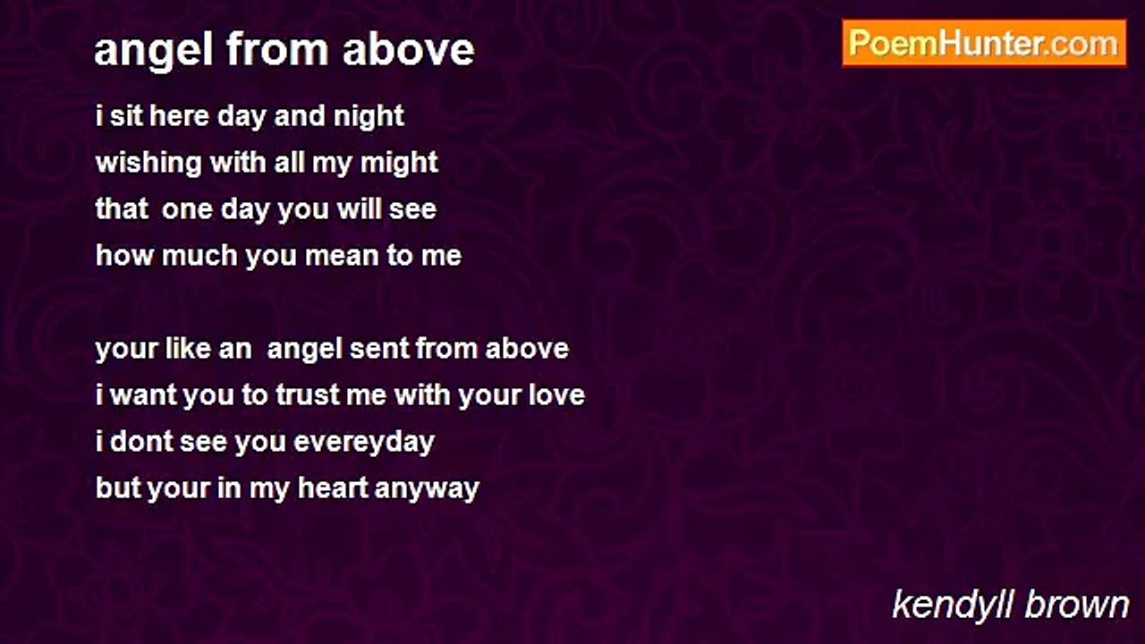 kendyll brown - angel from above