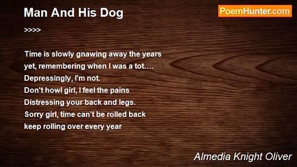 Almedia Knight Oliver - Man And His Dog