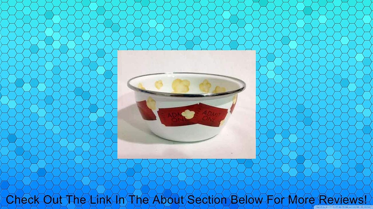 Enamelware Popcorn Bowls Review