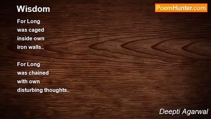 Deepti Agarwal - Wisdom