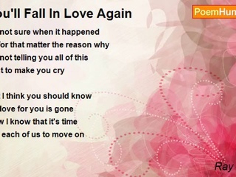 Ray Hansell - You'll Fall In Love Again