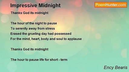 Ency Bearis - Impressive Midnight