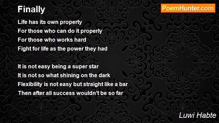 Luwi Habte - Finally