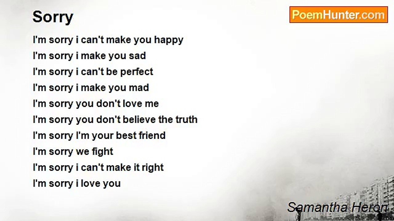 Samantha Heron - Sorry