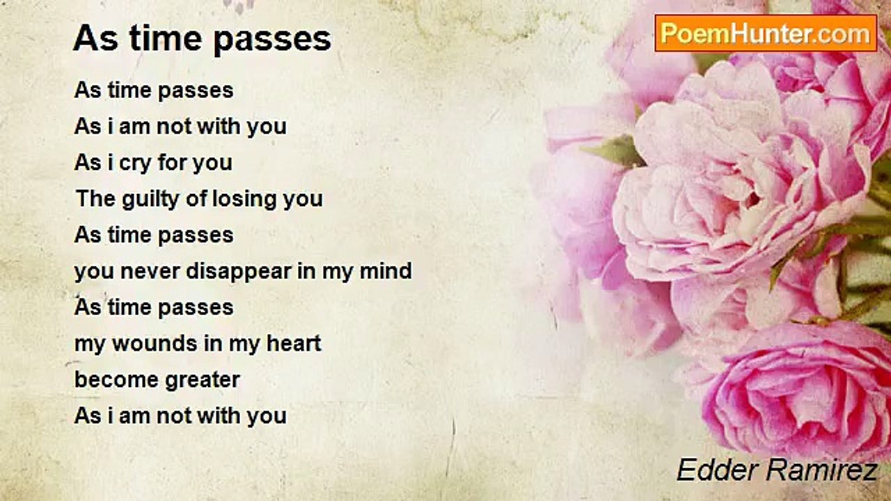 Edder Ramirez - As time passes