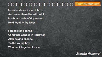 Mamta Agarwal - ! ! ! ! ! ! ! ! ! ! ! ! ! ! ! ! ! ! ! ! ! ! ! ! ! ! On the banks of a river...! ! ! ! ! ! ! ! ! ! ! ! ! ! ! ! ! ! ! ! ! ! ! ! ! ! ! ! !