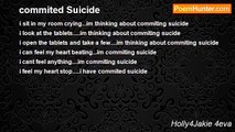 Holly4Jakie 4eva - commited Suicide