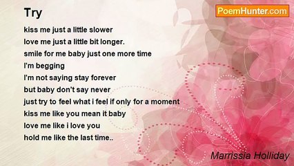 Marrissia Holliday - Try