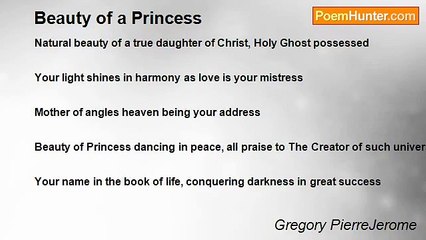 Gregory PierreJerome - Beauty of a Princess