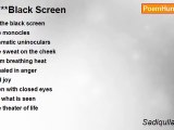Sadiqullah Khan - Black Screen