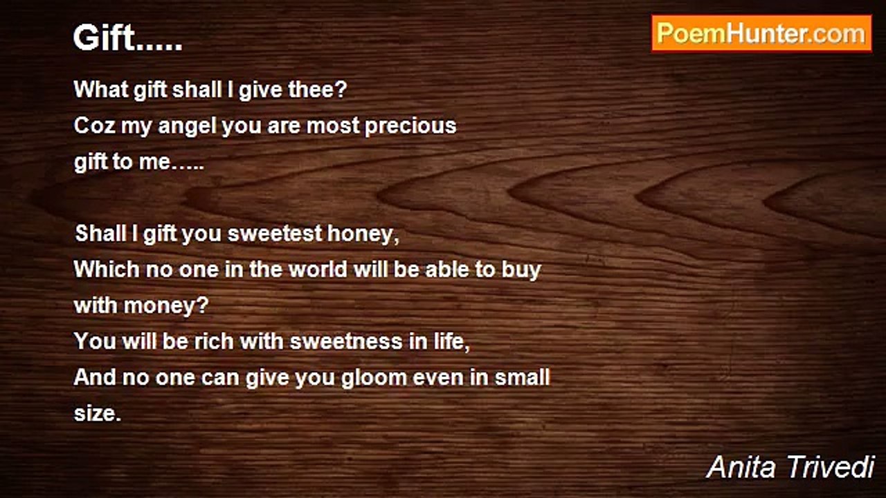 Anita Trivedi - Gift.....