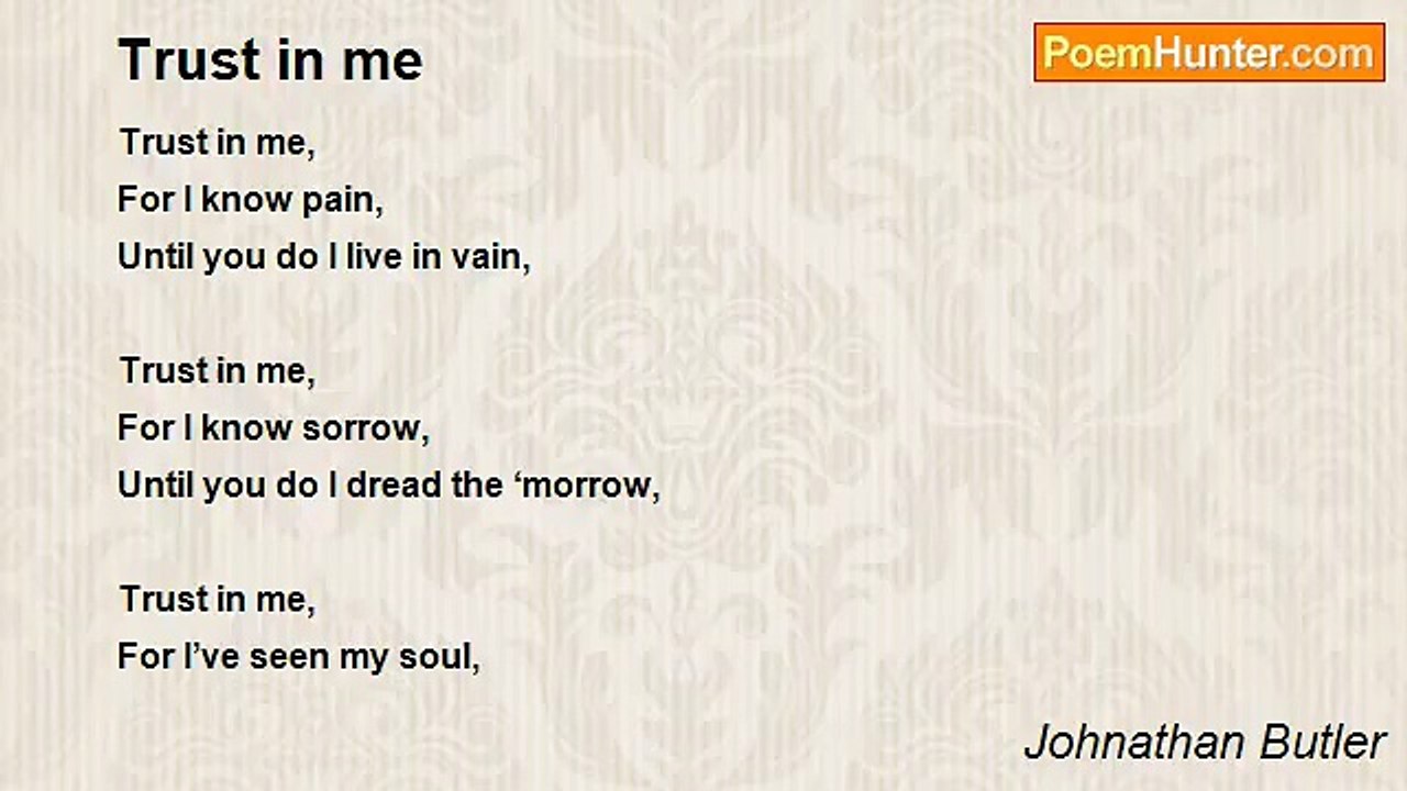Johnathan Butler - Trust in me