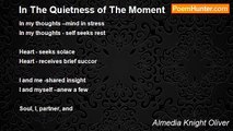 Almedia Knight Oliver - In The Quietness of The Moment