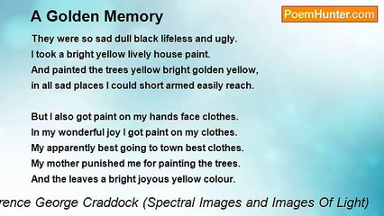 Terence George Craddock (Spectral Images and Images Of Light) - A Golden Memory