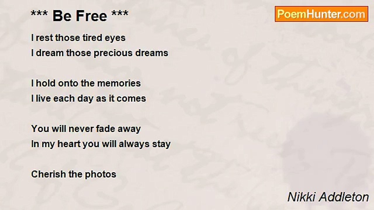 Nikki Addleton - *** Be Free ***